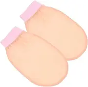 WOONEKY 2pcs Mud Bath Towel Bath Mitts Exfoliating Mitt Bathing Gloves Shower Gloves Body Exfoliating Tool Body Scrubbing Supplies Shower Supplies Reusable Shower Glove Exfoliating Gloves