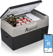 Alpicool G22 22 Litre Portable Car Refrigerator, 12/24V, -20°C to 20°C, Low Consumption
