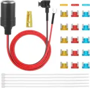 BONATECH 1m Car Cigarette Lighter with Fuses Kit mini