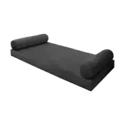 V5 Velvet Indoor Daybed Mattress Pillow Cover Complete Set Knife Edge Twin AD350