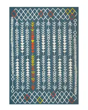 LR Home Evette Rios Contemporary Tribal Polypropylene Indoor/Outdoor Area Rug