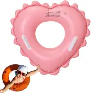 Yorajuy Swim Ring Float for Kids,Heart Floaties with Seat and Handle - Inflat...