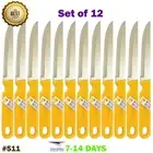 Set of 12 Fruit Knives Steak Knife 4.3" Sausage Knife Kiwi Stainless Steel Knive