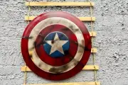 Captain America Battle-Damaged Shield Endgame Captain Shield Handmade Replica