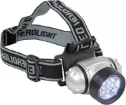 7 LED Headlamp - Hands-Free Pivoting Headband Light, Waterproof and Dependable