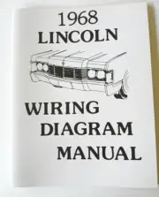 New 1968 Lincoln Continental Wiring Diagram Manual