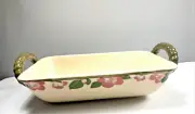 Franciscan Desert Rose 12”bread basket Earthenware