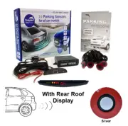 Dolphin Flush Parking Sensors Reverse Reversing Rear Display DFM455 - Silver