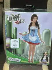 Dorothy Costume The Wizard Of Oz Adult Halloween Sexy Women's Med BRAND NEW