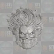 Lobo the Last Czarnian v2 custom head for McFarlane DC Multiverse & more figures