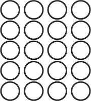 20 Pcs Car Oil Pan Drain Plug Sealing Ring 18x22mm Nitrile Rubber Sealing Ring 652540 90528145 Compatible with Opel Compatible with Febi 100998