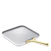 Caraway Iconics Square Flat Griddle with Gold Handles