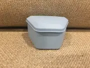 Denture Bath Light Blue Box Mouth Guard Dental Storage Container