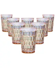 Godinger Set of 8 Rex Highball Glasses