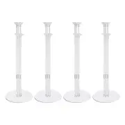 4 Sets Balloon Stands for Table, 27.5inch Balloon Sticks with Base 7 in 1