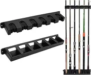 Fishing Rod Holders Vertical Rod Rack, Fishing Pole Holders for Garage, Wall, Ceiling Rod Stand Storage
