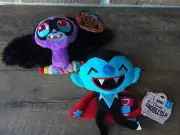 ⭐NEW⭐ Bark Box COUNT DROOLCULA and BATOUTTA HOWL Size Xs to Sm Dog Toys!
