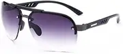 Fashion Rimless Sunglasses For Men Women Vintage Designer Sun Glasses Man Gradient Lens Eyewear Luxury Frameless Shades UV400