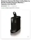 Nespresso Essenza Mini Black Coffee Maker By Breville