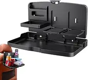Backrest Espuser, Foldable Car Seat Table, Foldable Beverage, Car Backrest Backrest, Food Stall, Keys Multifunctional Car Organizer, Napkins, Phone, Meal