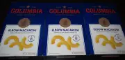 LOT of 3 Columbia 100% Durum Wheat Elbow Macaroni, 16oz per box (BEST BY 7/2025)
