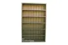 CUBE BOOKCASE WITH T-BAR AND 10 ADJUSTABLE SHELVES - 2600(H) X 1500 (W) - ASSORT