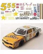 #5 Levi Garrett 1986 1/64 scale decal AFX Tyco Lifelike Autoworld