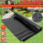HDPE Pond Liner Underlay Landscaping Pool Lining Fishpond Landscaping - Black