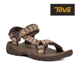 【TEVA】男運動涼鞋 戶外健行運動涼鞋/雨鞋/水鞋-Terra Fi 5 Universal 圖層柚木色(原廠)