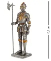 Pewter figurine "Knight with a halberd" Veronese WS-808 .3,9 in. Free shipping
