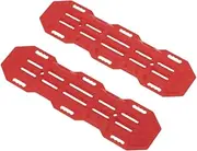Sand Ladder Board for RC Cars 1:10 Compatible with TRX4 and SCX10, Red