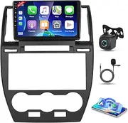 9 Inch 4G+64G Android 14 Car Radio for LandRover Freelander 2 2007-2012 Double Din Car Stereo with Wireless Carplay Android Auto HD Touchscreen GPS WiFi FM RDS Bluetooth SWC Reversing Camera