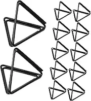 JUMPLAWN Metal Triangle Message Card Holder Photo Clip Stands for Table Display Sturdy Place Card Holders for Events