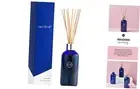 Reed Oil Diffuser - Comes with Diffuser Sticks, Oil, and Glass Navy Blue