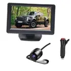 Backup Camera with Monitor Back up Camera System for Car Truck Reverse Square