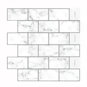 Kitchen Stick on Tile Stickers Bathroom 3D Mosaic Self Adhesive Wall Tiles -T80018