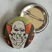 Custom 1.5" Deadman Button/Pin - Made w/ Actual DC Comic - Buy 3 for FREE Ship!
