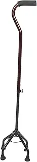 Ipetboom Adjustable Walking Stick for Seniors Nonslip Quad Cane with Comfortable Grip for Enhanced Stability for Hiking Trekking and Outdoor Activities Lightweight