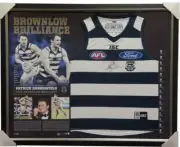 Patrick Dangerfield Geelong Cats Hand Signed Jumper Limited Edition Framed