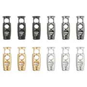 15PCS Metal Cord Locks for Drawstrings, Spring Cord Lock Stopper, 4 Color