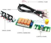NEW Amplifier Relay 4 Way Audio Input Signal Selector Board Rotary Switching