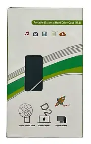NEW Portable External Hard Drive Case (M.2) 2 TB - D2 Black