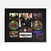 Nirvana Limited Edition Framed Memorabilia - 2CD Middle