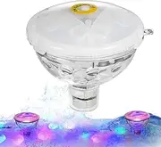 Light Up Pool Floats | Waterproof Color Changing Pool Light | 5 Lighting Modes Swimming Pond Atmosphere Lamp, Outdoor Landscape Decoration for Hot Tub, Bathtub, Shower