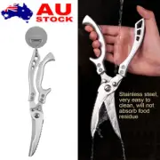 Kitchen Shears Stainless Steel Poultry Fish Chicken Bone Kitchen Scissors HEAVY