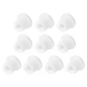 10PCS Silicone Plugs, 2/5in Salt Shakers Hollow Stopper Sealing Plug, White