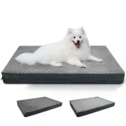 Reversible Waterproof Orthopedic Dog Beds, Large, Washable Cover, Egg Crate F...