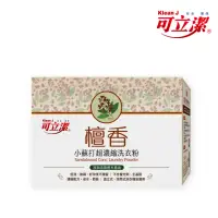 在飛比找momo購物網優惠-【可立潔】檀香小蘇打超濃縮洗衣粉(1kg／盒)