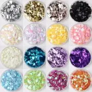 Round Cup PVC Loose Sequins Sewing Garments Wedding Decor Bags Crafts Sequin 10g