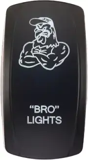 XTC Power Dash Switch Rocker Face Plate Bro Lights